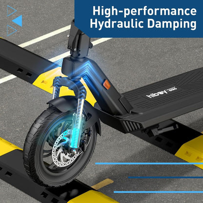 Hiboy X300 Electric Scooter, 700W Peak Motor, 12″ Pneumatic Tires, 23 Mph & 38 Miles Range, Folding Commuter Electric Scooter for Adults