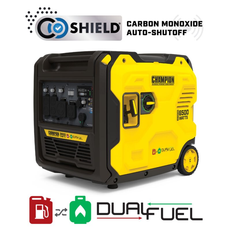 Champion Power Equipment 6500W Dual Fuel Port Inverter Generator 201532