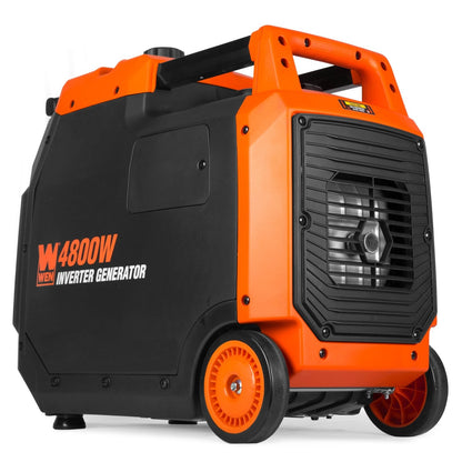 WEN DF480iX Quiet and Lightweight 4800-Watt Dual Fuel RV-Ready Electric Start
