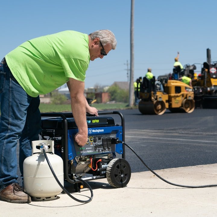 Westinghouse WGen7500DF Dual Fuel Portable Generator