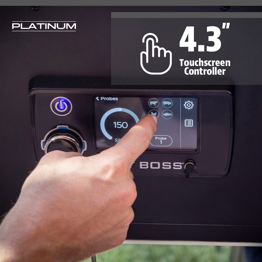 Pit Boss Platinum 1250 Connected Wood Pellet Grill