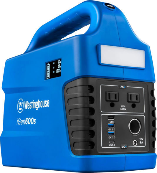 Westinghouse iGen600s Portable Power Station 600W 592Wh New