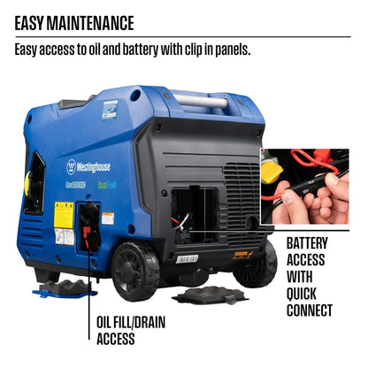 Westinghouse iGen5000DF 5000 Watt Portable Inverter Generator