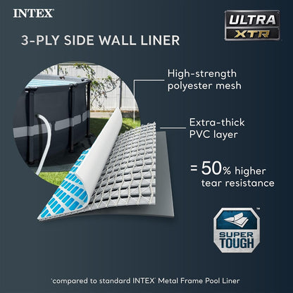 Intex Ultra XTR 14 ft. Round 42 in. Deep Soft Sided Above Ground Swimming Pool