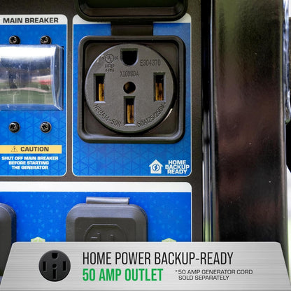 DuroMax 15,000-Watt Tri-Fuel Portable Generator XP15000HXT