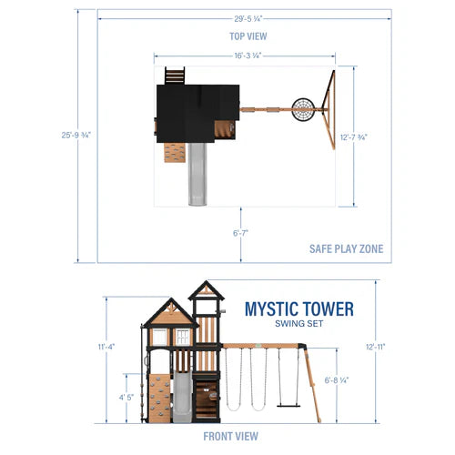 Backyard Discovery Mystic Tower Swing Set