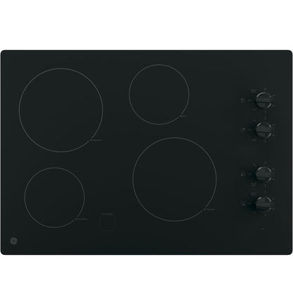 GE 30″ Built-In Knob Control Electric Cooktop JP3030DWBB
