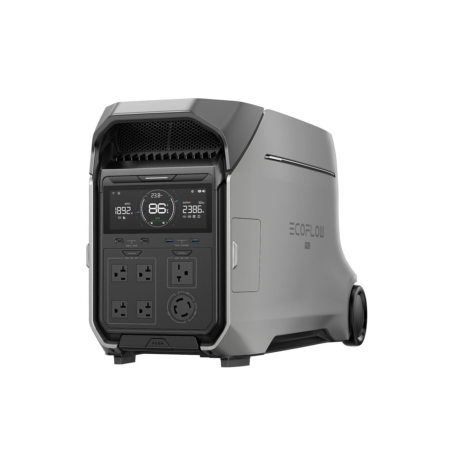 EcoFlow DELTA Pro 3 Portable Power Station | 4096Wh | 4000W | 2600W Solar Input