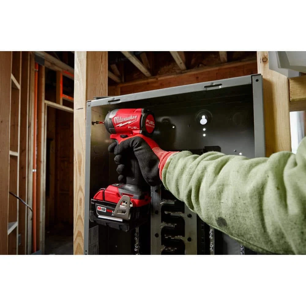 Milwaukee M18 FUEL 18- V Lithium-Ion Brushless Cordless Hammer Drill and Impact